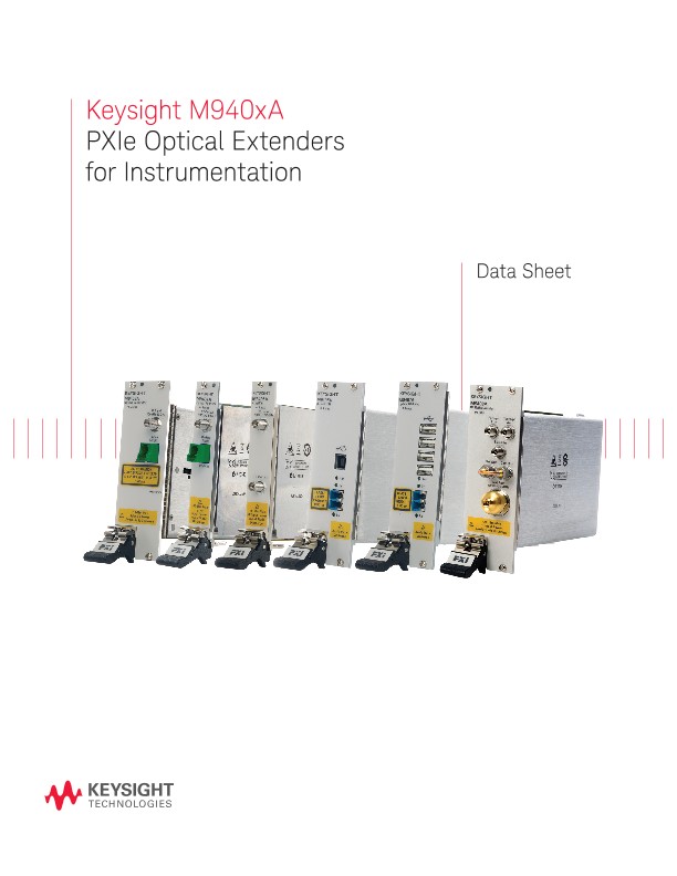 M940xA PXIe Optical Extenders for Instrumentation | Keysight